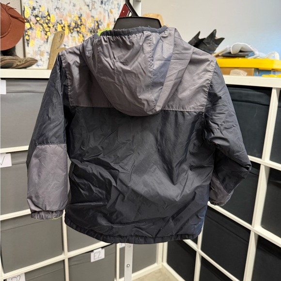 Columbia Kids' Gray Reversible Fleece Lined Jacket - Picture 6 of 8